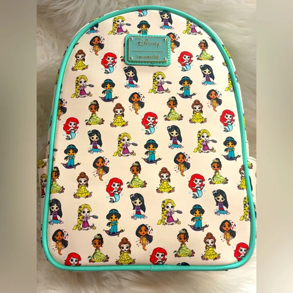 Loungefly Disney Princess Young AOP Backpack NEW